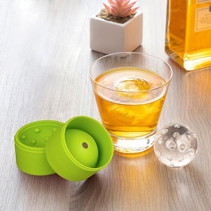 Actual product image Kikkerland Pickleball Ice Ball Molds