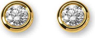 Actual product image Muau Stud earrings (750/18 K Yellow gold)