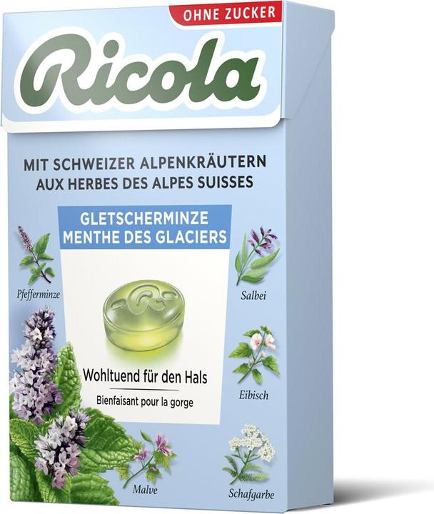 Immagine prodotto Ricola Caramelle alla menta glaciale senza zucchero Box (1 pz., 50 g)