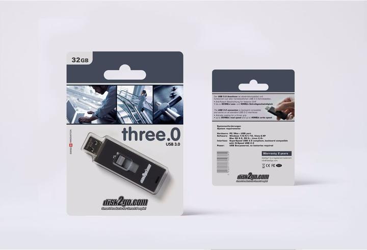 Produktbild Disk2go three.O (32 GB, USB-A)