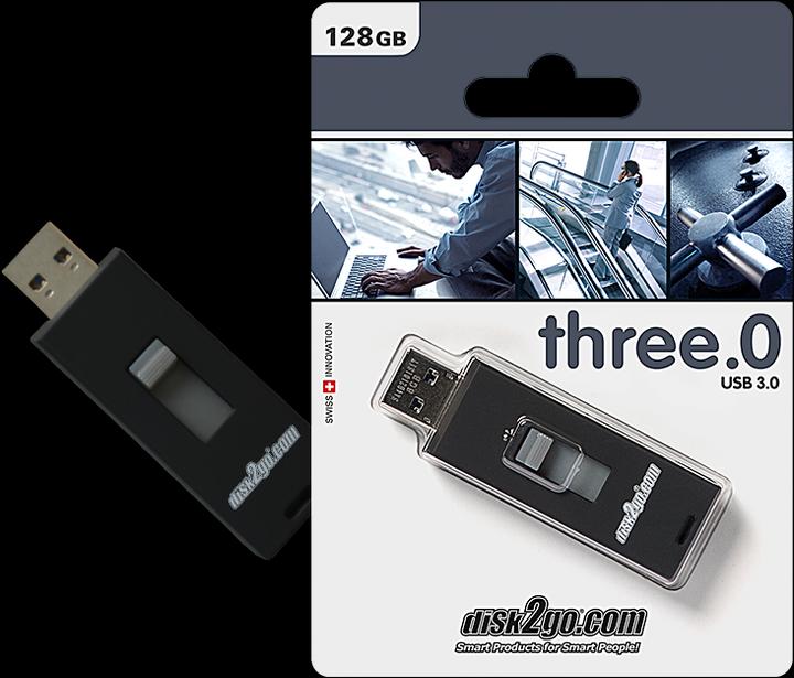 Produktbild Disk2go three.O (32 GB, USB-A)