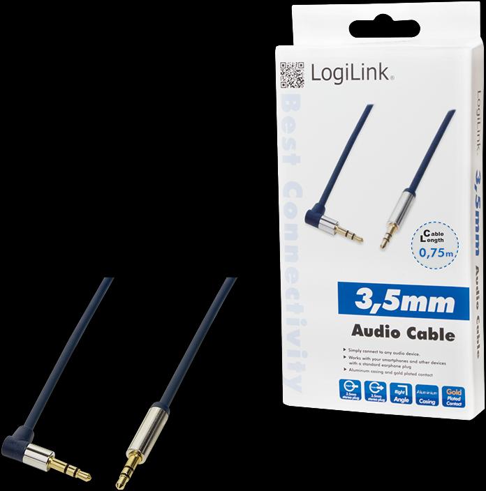 Actual product image LogiLink CA Connection cable (0.75 m, 3.5mm jack (AUX))