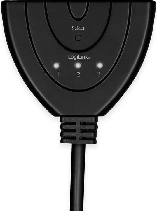 Immagine prodotto LogiLink HD0040 Splitter HDMI 1x3/3x1-Porta, 4K/30 Hz, CEC, bidirezionale, pigtail