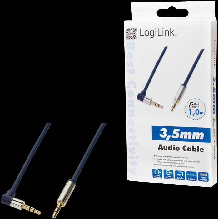 Actual product image LogiLink 3.5mm jack - 3.5mm jack (1 m, 3.5mm jack (AUX))