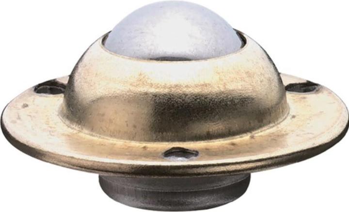 Produktbild BS Rollen Kugelrolle Stahlkugel Ø 31 mm Stahl verzinkt Tragfähigkeit 25 kg