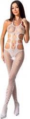 Immagine prodotto Passion Bodystocking Donna Bs084 - Bianco Taglia Unica (Taglia unica)