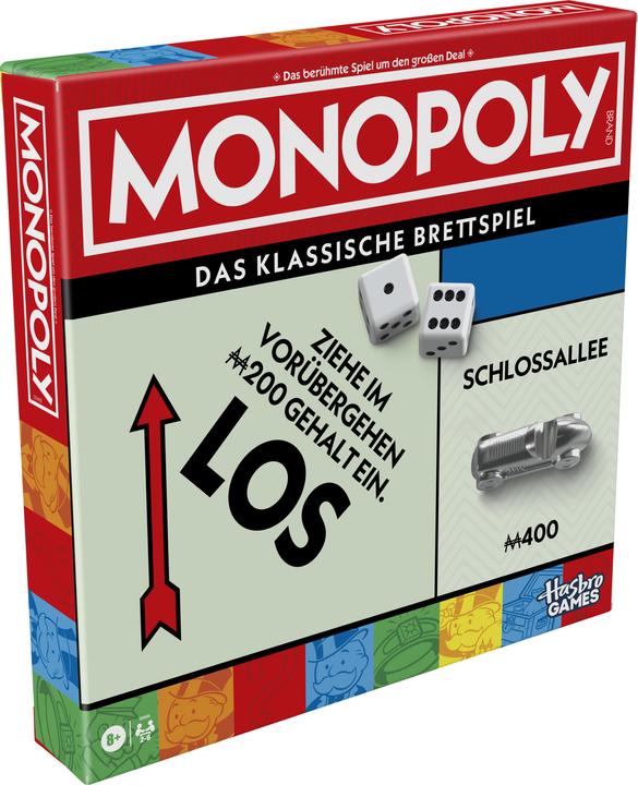 Actual product image Hasbro Gaming Monopoly Classic Refresh (German)