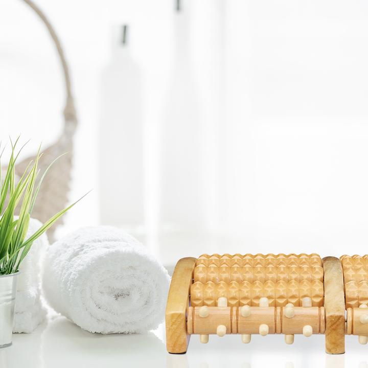 Actual product image Relaxdays Foot Massager Roller, 10 Spiky Bars
