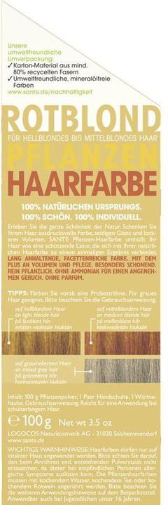 Produktbild Sante Pflanzen Haarfarbe Rotblond (Rot, Blond)