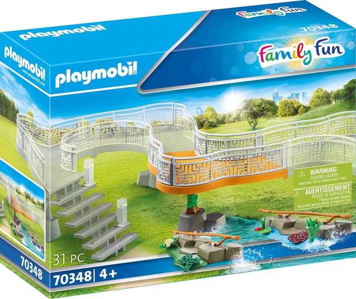 Playmobil Kit d'extension Zoo d'aventure (70348, Playmobil Family Fun)