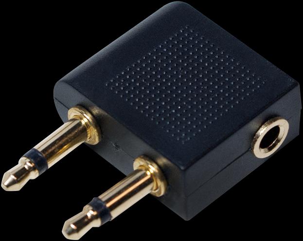Actual product image LogiLink Aircraft adapter (Jack adapter)