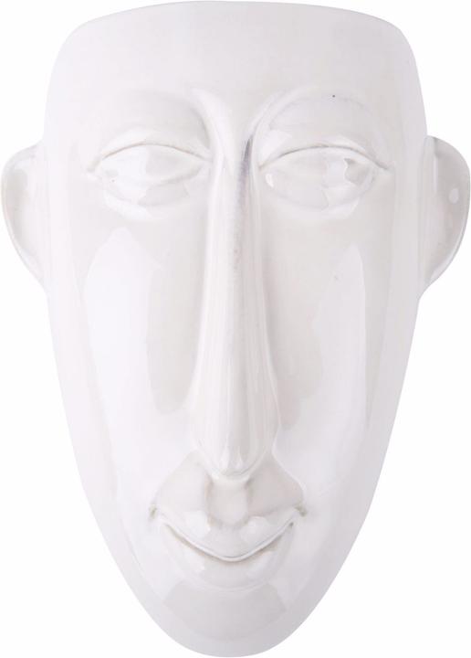 Produktbild present time Blumentopf Wand, Maske lang, Weiss