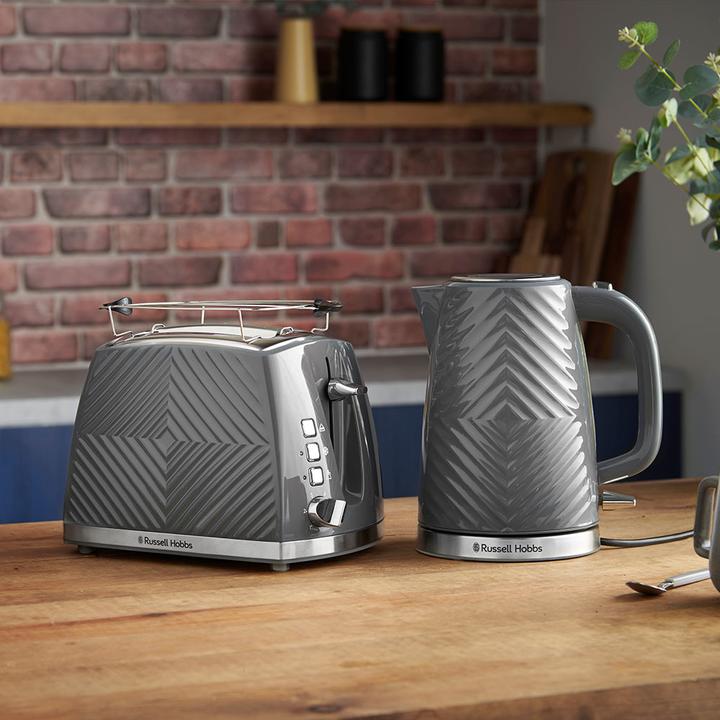 Actual product image Russell Hobbs 26382-70 Groove Kettle grey (1.70 l)