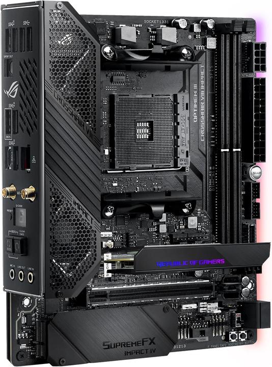Produktbild ASUS ROG Crosshair VIII Impact (AM4, AMD X570, Mini-DTX)