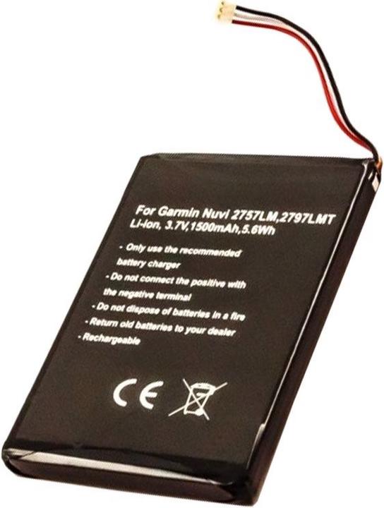 Produktbild Garmin Akku Nuvi 2757, Nüvi 2757, Nuvi 2757LM, Nüvi 2757LM, Nuvi 2797, Nüvi 2797, Nuvi 2797LMT, Nüvi 279...