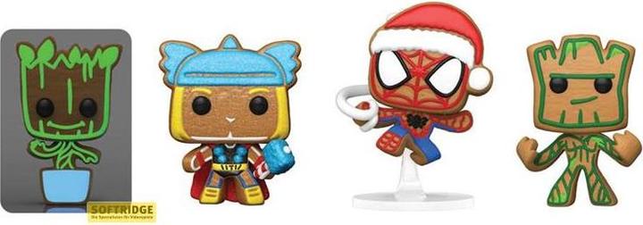 Produktbild Funko Pocket Pop! Marvel - Tree Holiday Box 4-Pack