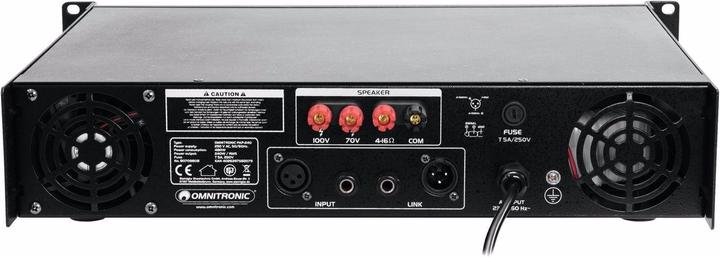 Actual product image Omnitronic Pap-240 (Amplifier)
