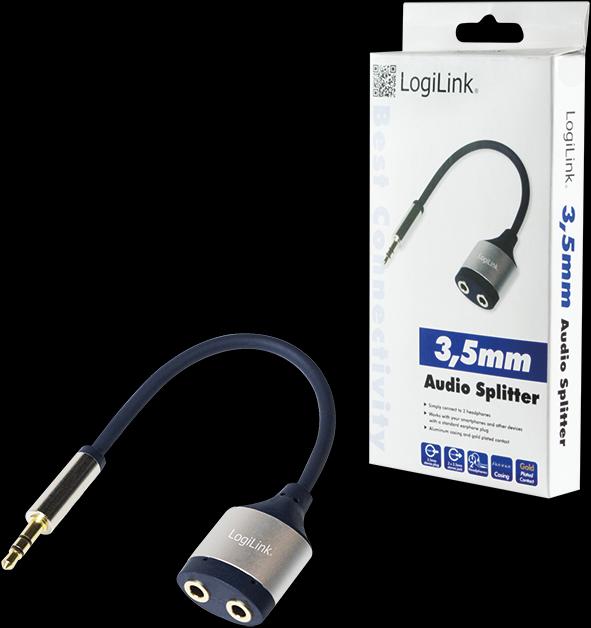 Actual product image LogiLink Audio Splitter (Jack adapter)