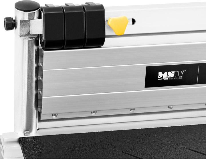 Actual product image MSW Vinyl and Laminate cutter - manual - thickness: 16mm - angle gauge - 490mm - Wheels