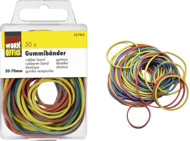 Easy Work Gummibänder 20-70 mm 50 Stück (12 Stk.)