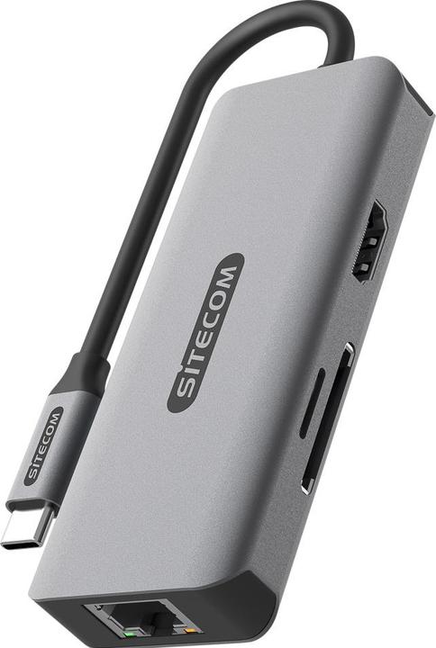 Produktbild Sitecom - 6 in 1 USB-C LAN Multiport Adapter