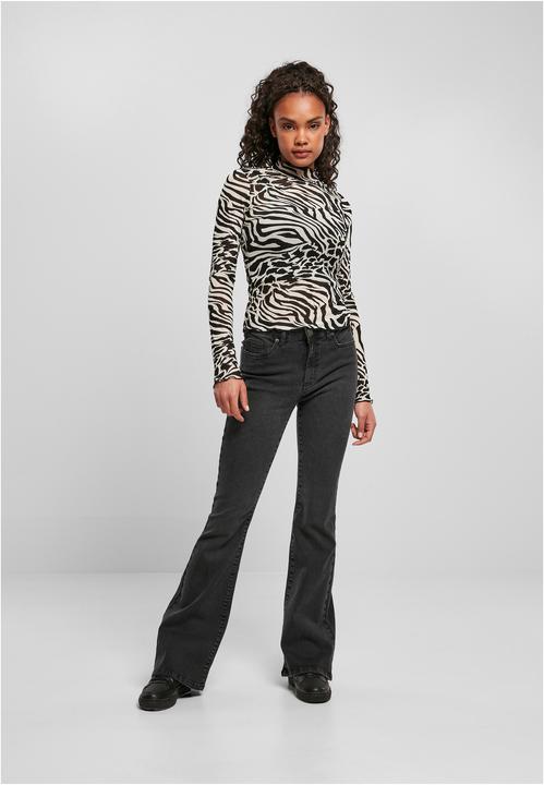 Immagine prodotto Urban Classics Donna AOP Mesh Turtleneck Longsleeve (XL)