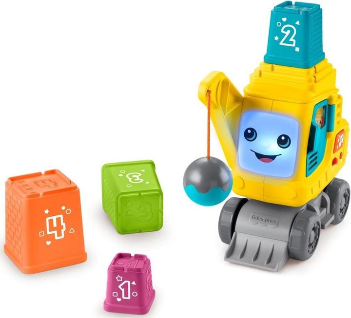 Image du produit No Name Fisher-Price Joyeuse grue à empiler et à compter HWY64 p2 MATTEL