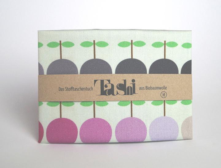 Actual product image Cloth Handkerchief - Organic Cotton Cloth Apple