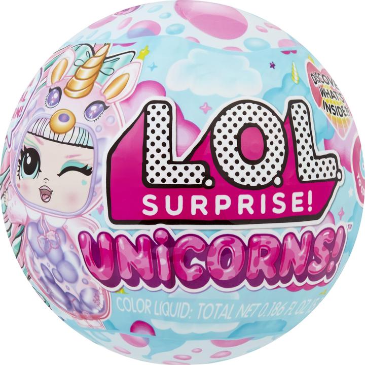 Actual product image MGA L.O.L. Surprise! Unicorn Tots Asst in Sidekick
