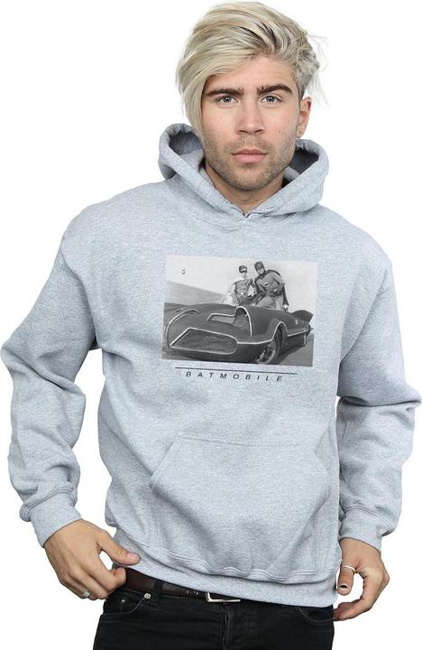 Actual product image Mens Batman TV Series Batmobile Hoodie (XL)