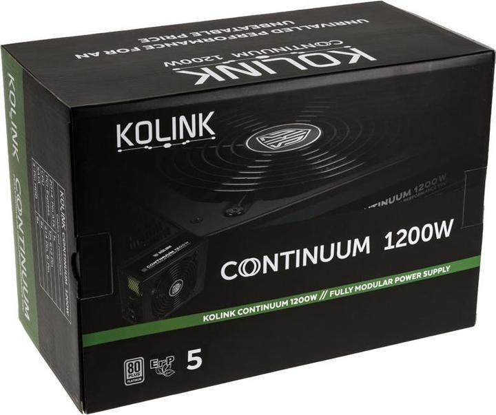 Produktbild Kolink Continuum 80 PLUS Platinum Netzteil, modular - 1200 Watt (1200 W)