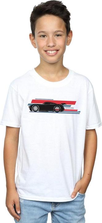 Image du produit Disney - T-shirt CARS JACKSON STORM STRIPES - Garçon (152, 158)