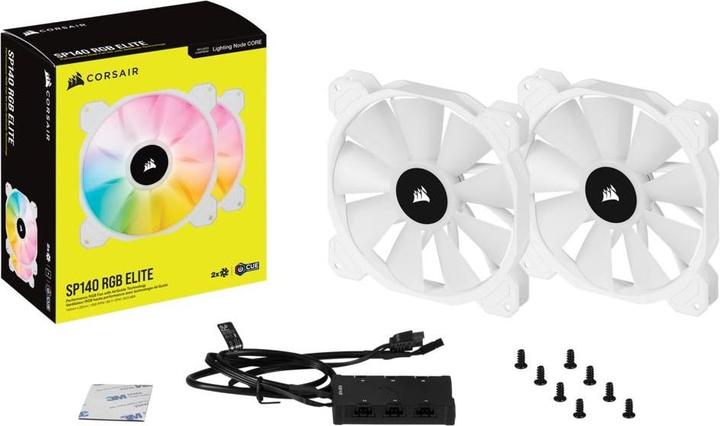 Actual product image Corsair iCUE SP140 RGB Elite (140 mm, 2 x)