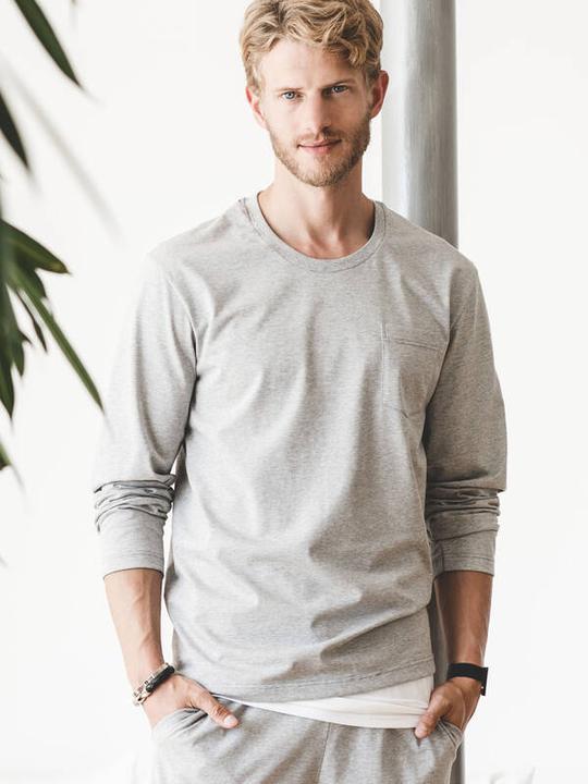 Actual product image ISA Bodywear Shirt long sleeve, round-neck (M)