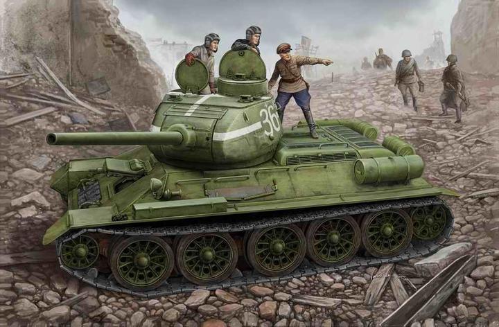 Produktbild Hobby Boss Russian T-34/85 (1944 flattened turret) tank