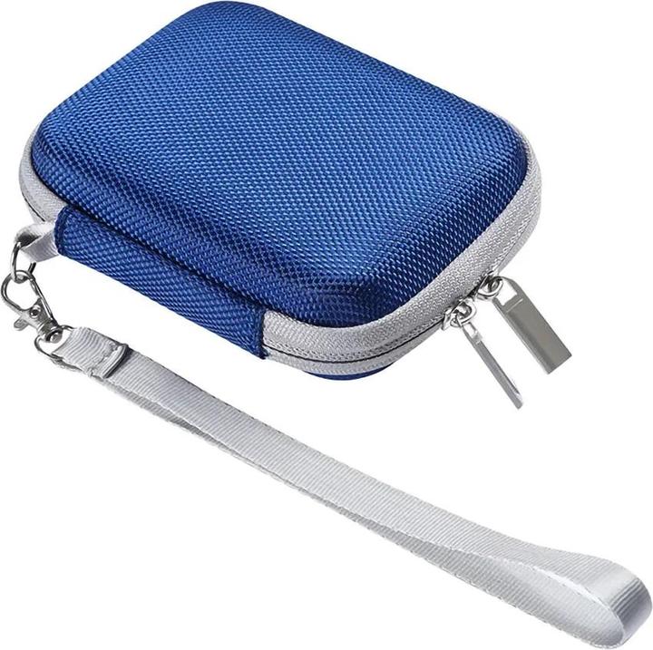 Only-Bags.Store Festplatten Trage Tasche für Samsung T7 Touch-SSD. Stossfest Hart Hülle Organizer