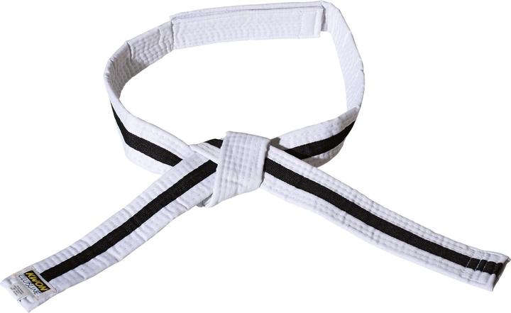 Actual product image Kwon White/black/white velcro belt budō child