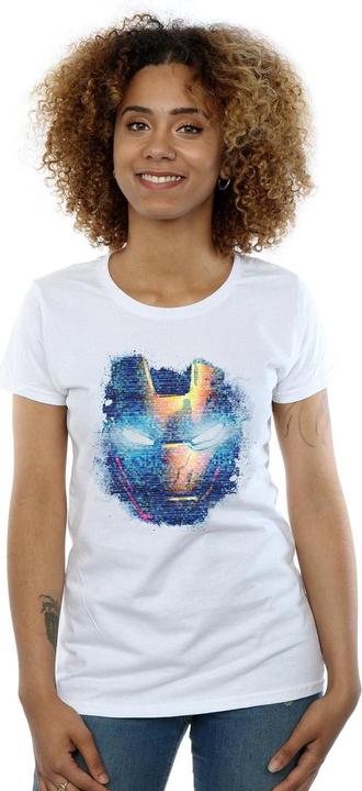 Image du produit - T-shirt IRON MAN DISTRESSED HEAD - Femme (S)