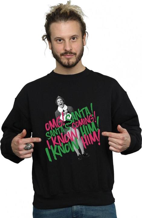 Produktbild Elf Santa's Coming Sweatshirt (L)