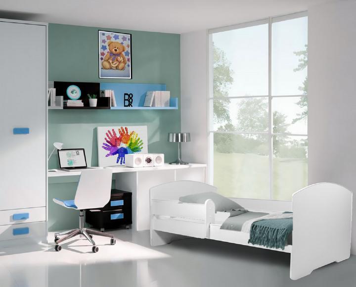Actual product image ADRK Furniture Bed with Mattress and Railing PEPE 160x80 (160 x 80 cm)