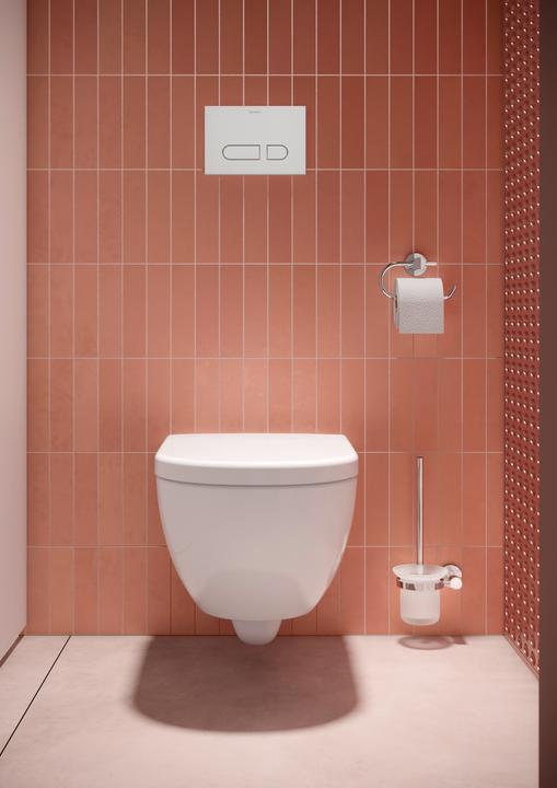 Immagine prodotto Duravit Vaso sospeso D-Code, lavabo, senza bordo, 370x570x360 mm, 4,5/3 litri, bianco lucido