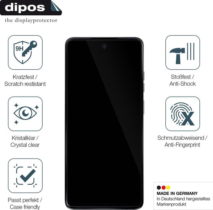 Immagine prodotto Dipos Anti-Shock Pellicola Protettiva (1 Pezzo/i, Potenza del Motorola Moto G24)