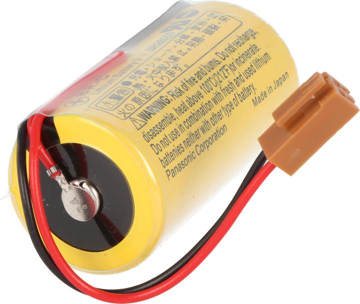 Actual product image AccuCell Batterie BR-CCF1TH CNC, BR-C mit Kabel und Stecker, GE FANUC CNC 16i, 18 (1 pcs., Device specific, 5000 mAh)