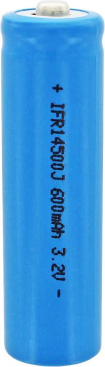 Produktbild Solar Akku IFR 14500 AA, Akku mit Kopf ungeschützt (1 Stk., AA, 600 mAh)