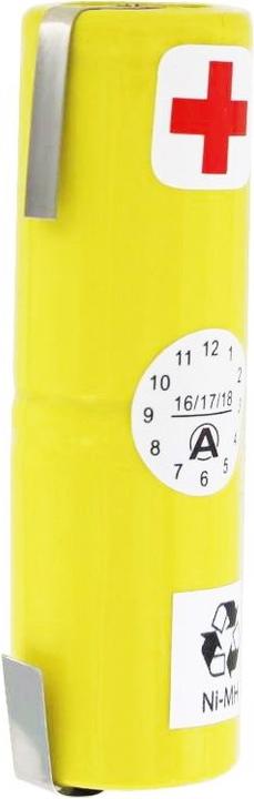 Actual product image Braun Battery 2/3A with solder tags U-shape (1 pcs., 2/3 A, 1300 mAh)