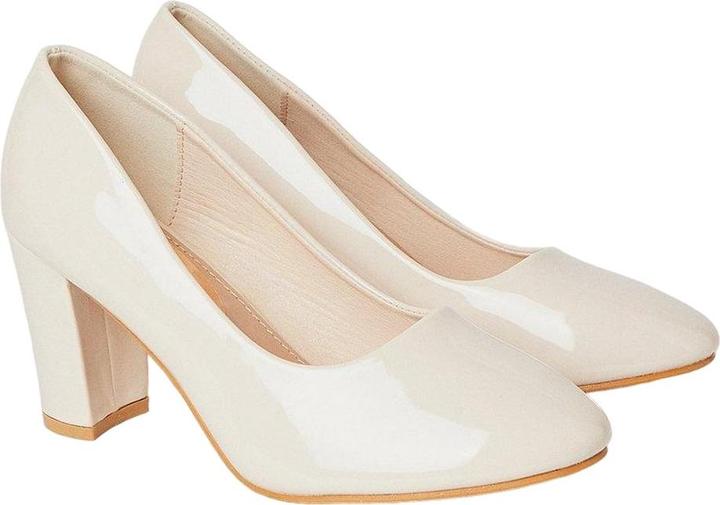Actual product image Good For The Sole Womens/Ladies Camilla Almond Toe Wide Court Shoes (40)