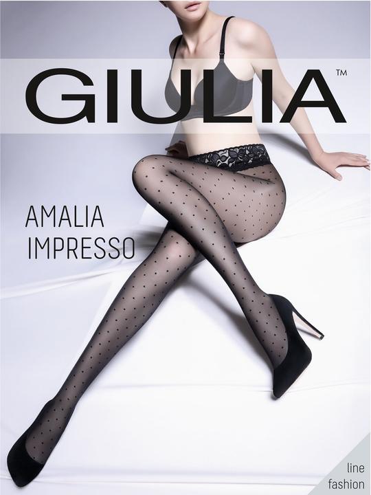 Produktbild Giulia Amalia Impresso 40 Strumpfhosen, Farbe nero-glace, Grösse 40-42 (40 DEN, 40 - 42)