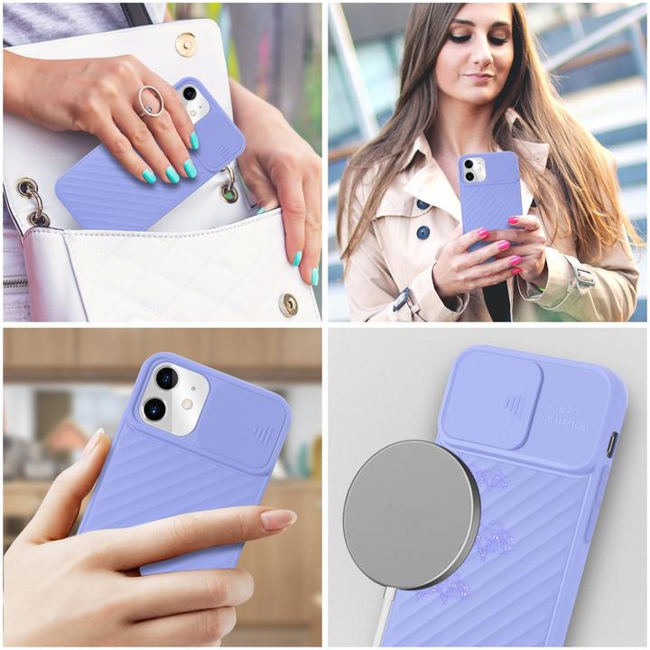 Immagine prodotto Cadorabo Cover in TPU con protezione della fotocamera (Apple iPhone 11)