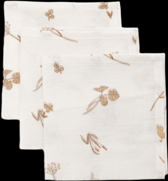 Produktbild Jollein Mulltuch Nuscheli 3er Set Riverside 31 cm x 31 cm (31 cm, 31 cm)