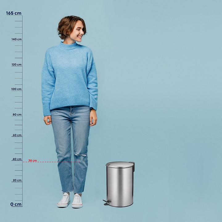 Immagine prodotto Kela Cestino a pedale Tappetini in acciaio inox (12 l)